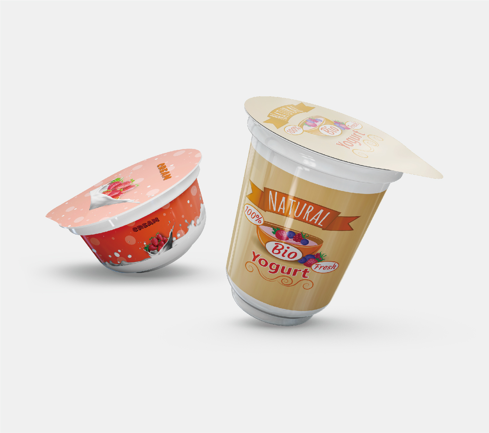 High barrier jelly cup